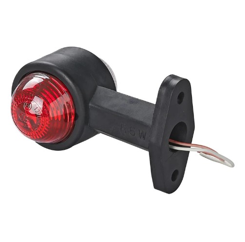 Umrissleuchte rot/weiß 120mm gerade