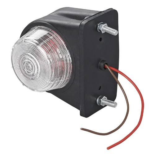 Umrissleuchte rot/weiß 67x78mm