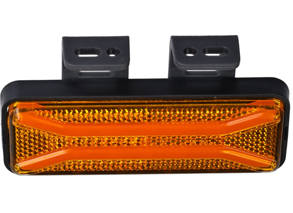 gelbe Begrenzungsleuchte, C-Halter, 0,5 m Kabel -Dobplast - LED