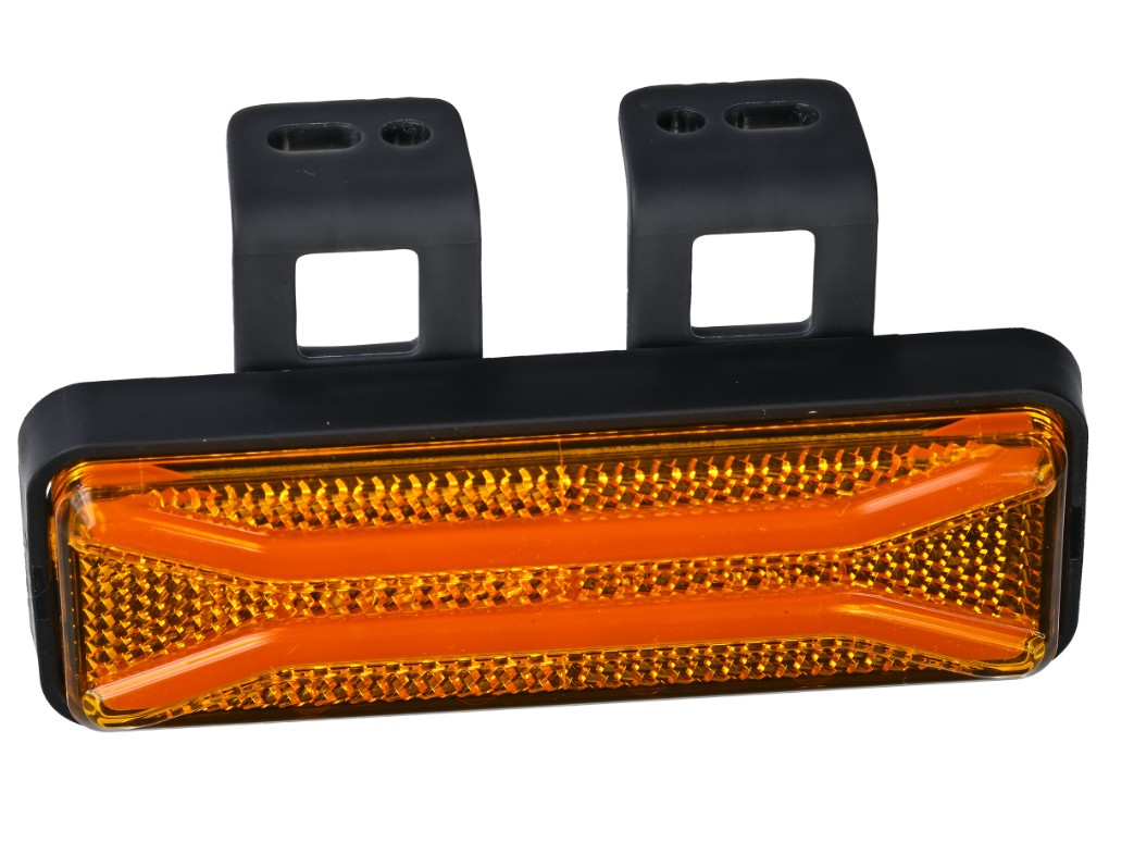 gelbe Begrenzungsleuchte, Z-Halter, 0,5 m Kabel -Dobplast - LED